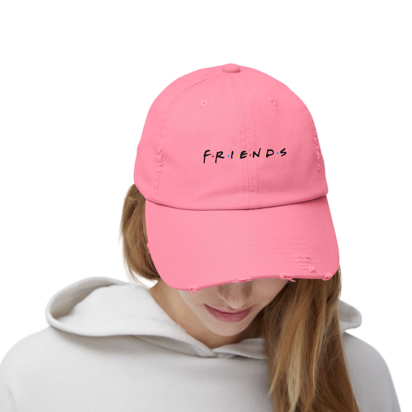 Cap Distressed 'F R I N D S'