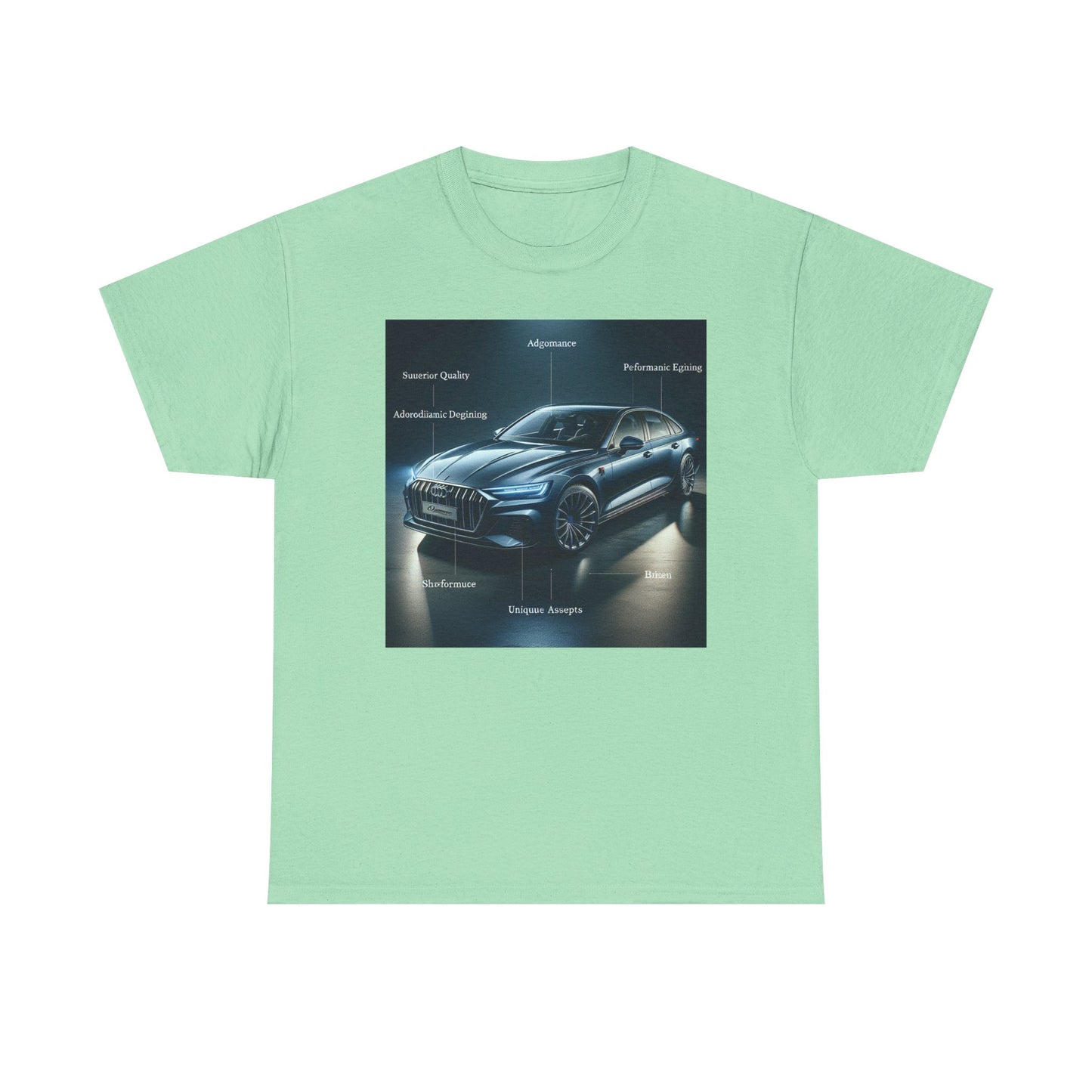 Luxury Car Audi Heavy Cotton Tee - Superior Quality & Performance