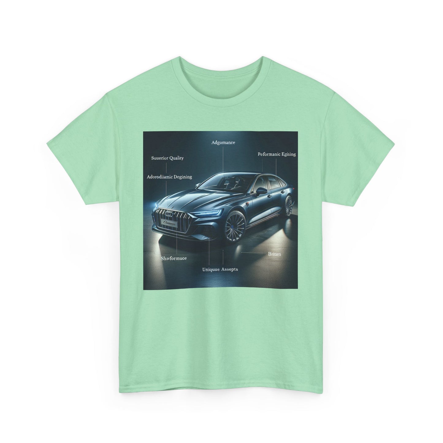 Luxury Car Audi Heavy Cotton Tee - Superior Quality & Performance