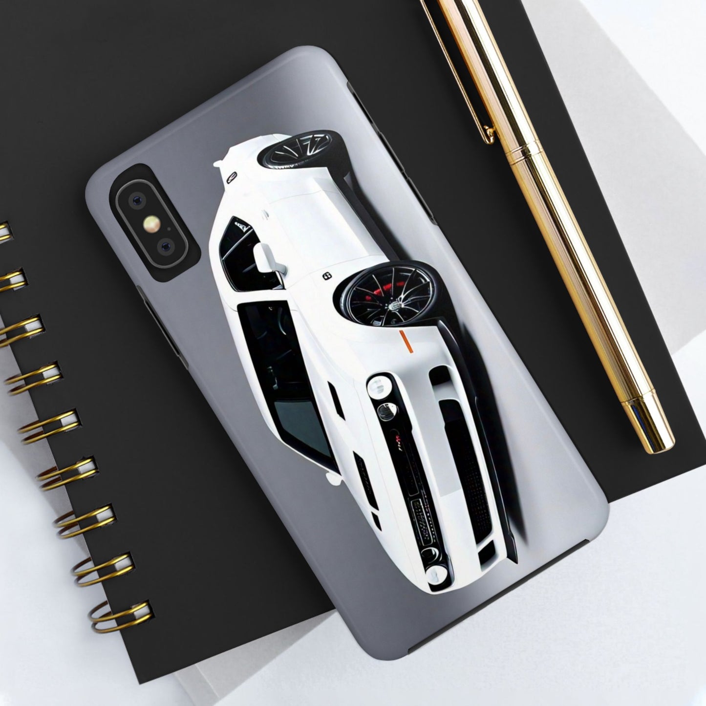 Phone Case - White Dodge Challenger