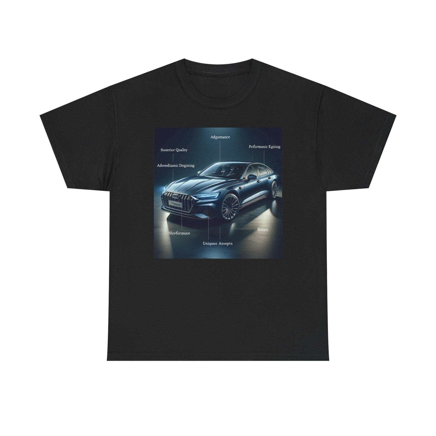 Luxury Car Audi Heavy Cotton Tee - Superior Quality & Performance