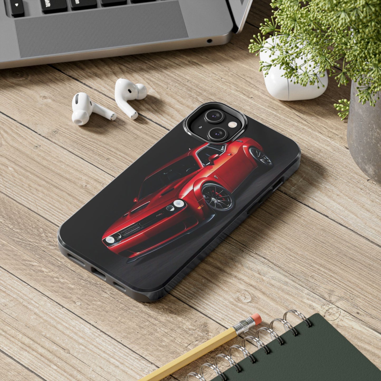 Phone Case - Red Dodge Challenger