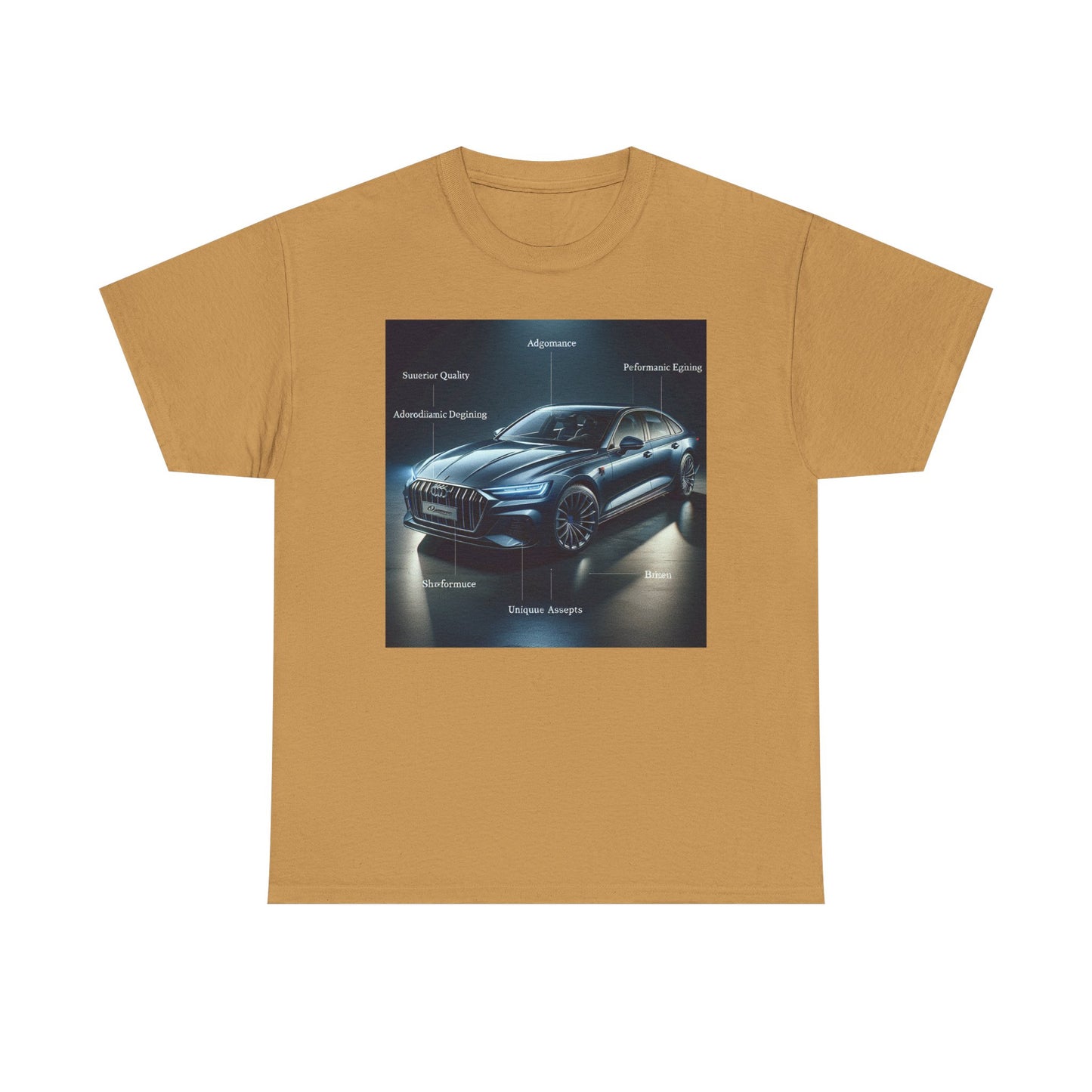 Luxury Car Audi Heavy Cotton Tee - Superior Quality & Performance