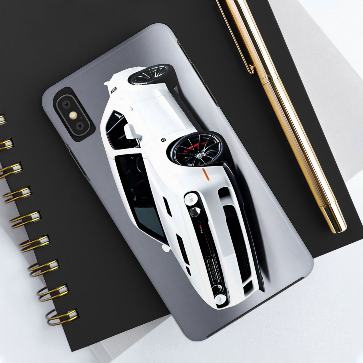 Phone Case - White Dodge Challenger