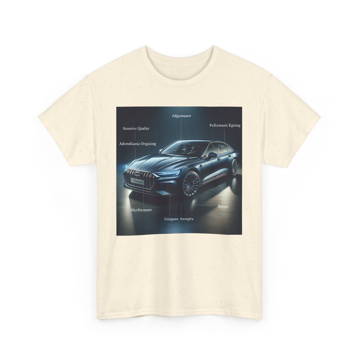 Luxury Car Audi Heavy Cotton Tee - Superior Quality & Performance